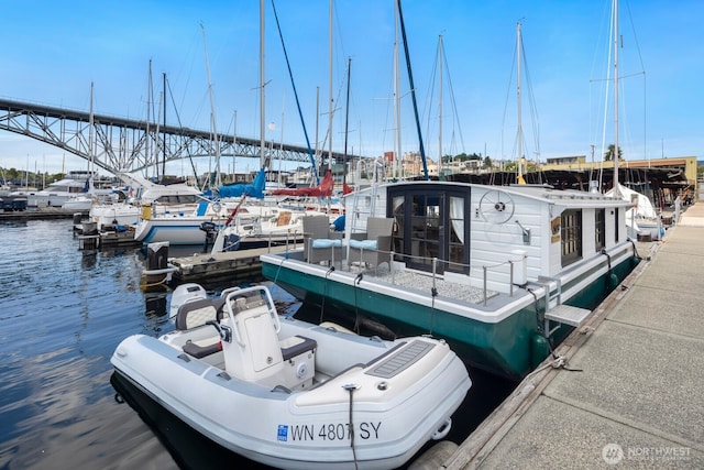 1101 N Northlake Way Unit 41, Seattle, WA 98103 - dock featuring a water view