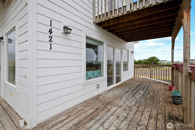 view of deck