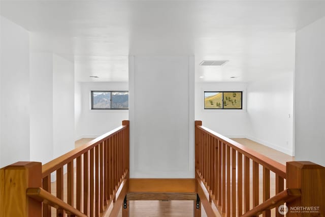 696 Texas Creek Rd, Carlton, WA 98814 - corridor featuring an upstairs landing