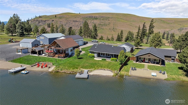 1140 Twin Lakes Rd, Cle Elum, WA 98922 - view from above of property with a water and mountain view