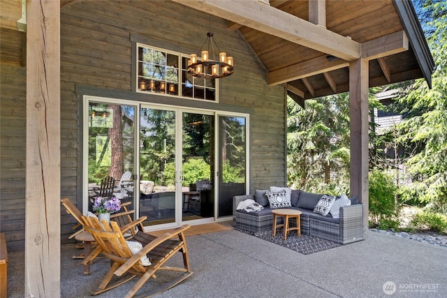 31 Powder Cap Ct, Cle Elum, WA 98922 - view of patio / terrace with an outdoor living space