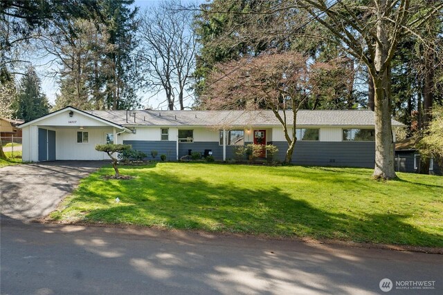 14207 6th Ave S, Burien, WA 98168 - single story home with an attached carport, driveway, and a front lawn