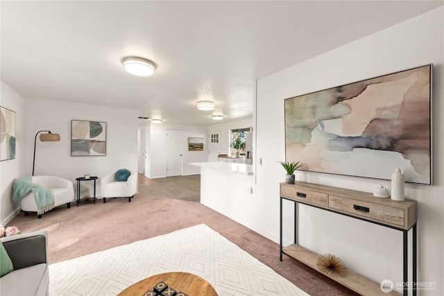 14207 6th Ave S, Burien, WA 98168 - living room with baseboards and carpet floors