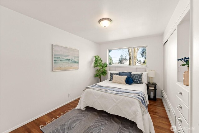 14207 6th Ave S, Burien, WA 98168 - bedroom with wood finished floors and baseboards