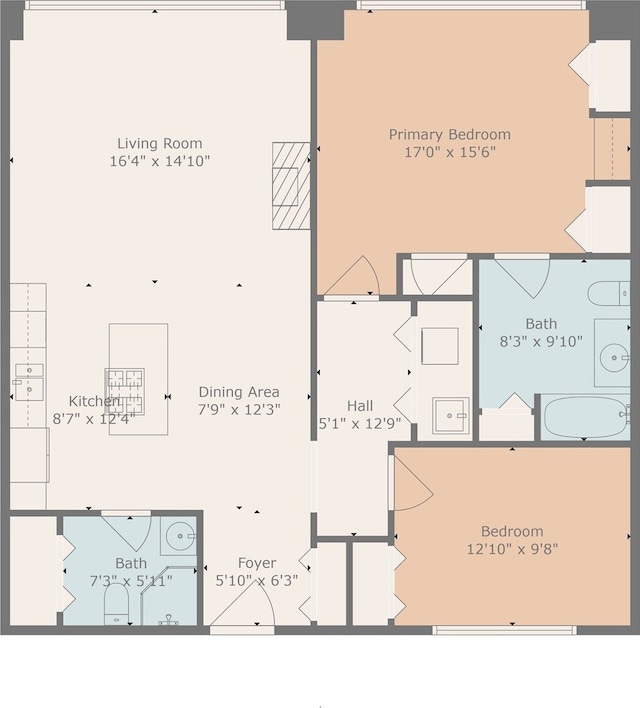 708 Market St Unit 711, Tacoma, WA 98402 - plan