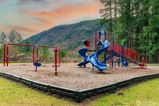 1131 Alder Ln, Sumas, WA 98266 - community jungle gym featuring a mountain view