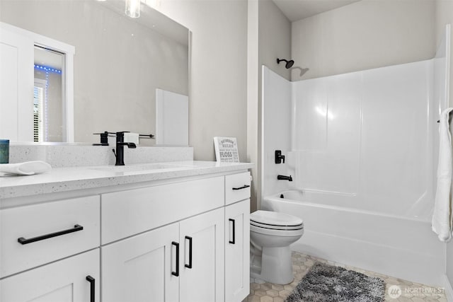 6620 165th Street Ct E, Puyallup, WA 98375 - bathroom with toilet, washtub / shower combination, and vanity