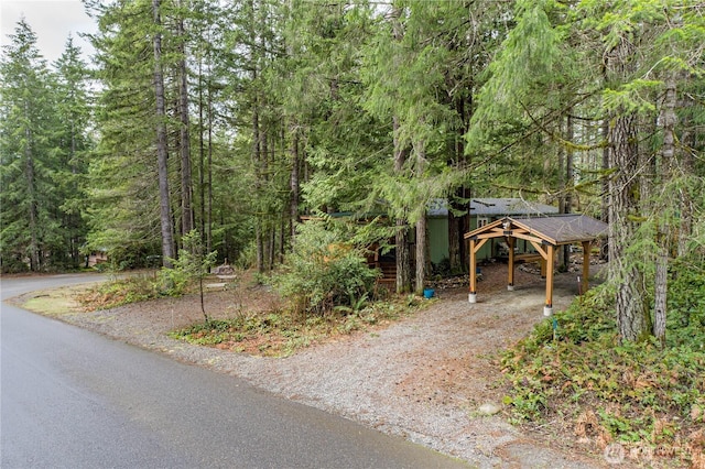 161 N Dow Mountain Rd, Hoodsport, WA 98548 - view of road featuring a wooded view