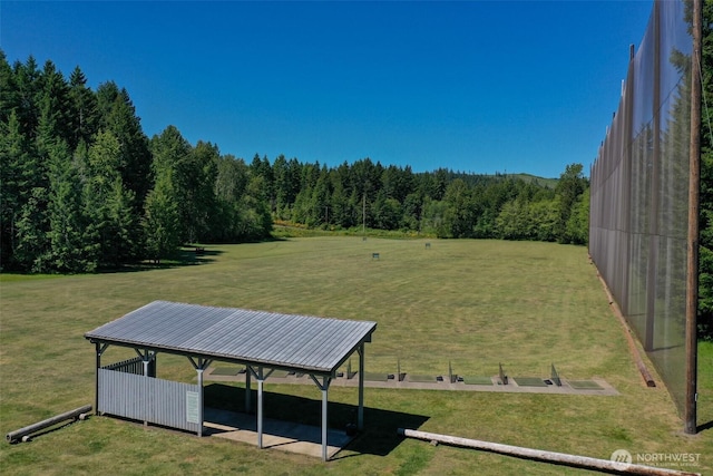 161 N Dow Mountain Rd, Hoodsport, WA 98548 - exterior space with a wooded view