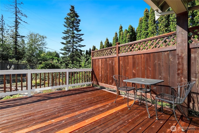 view of deck