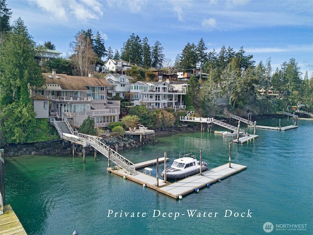 560 Warbass Way, Friday Harbor, WA 98250 - dock area featuring a water view