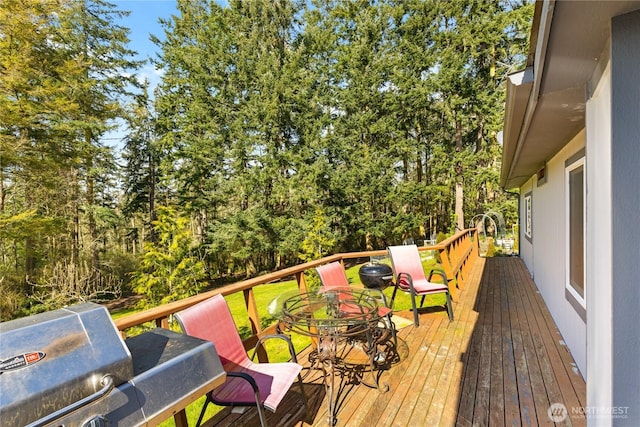 view of deck