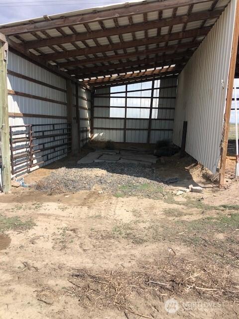 exterior space featuring an attached carport