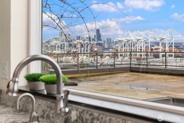 3022 SW Bradford St Unit 401, Seattle, WA 98126 - details featuring a view of city and a sink