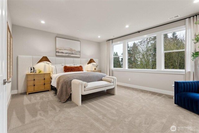 16306 SE 133rd Pl Unit 105, Renton, WA 98059 - bedroom with carpet floors and recessed lighting
