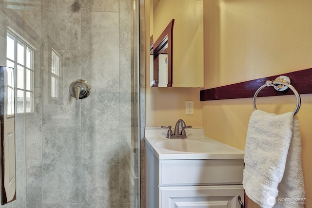 250 SE Andrews St, Issaquah, WA 98027 - full bathroom with a stall shower and vanity
