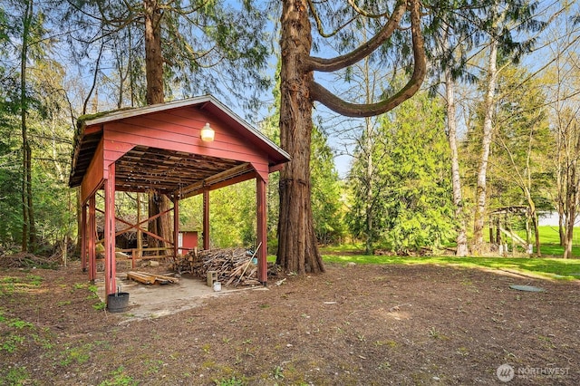view of yard
