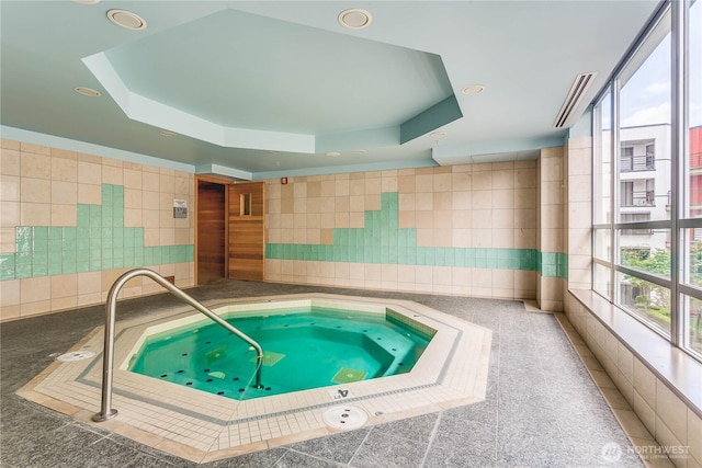 view of pool