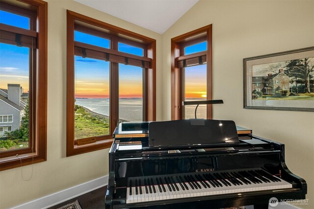 9535 Semiahmoo Pkwy Unit B305, Blaine, WA 98230 - details with baseboards and a water view