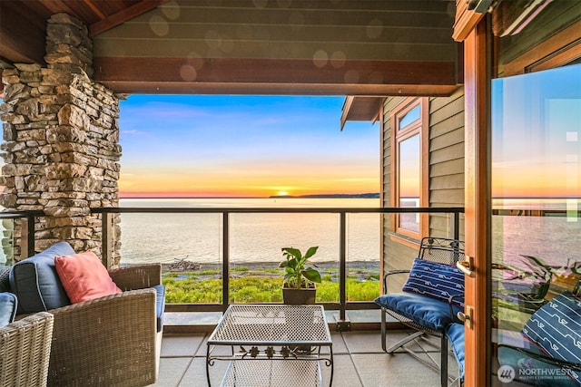 9535 Semiahmoo Pkwy Unit B305, Blaine, WA 98230 - balcony featuring a water view