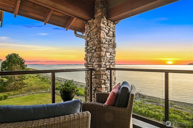 9535 Semiahmoo Pkwy Unit B305, Blaine, WA 98230 - balcony with a water view