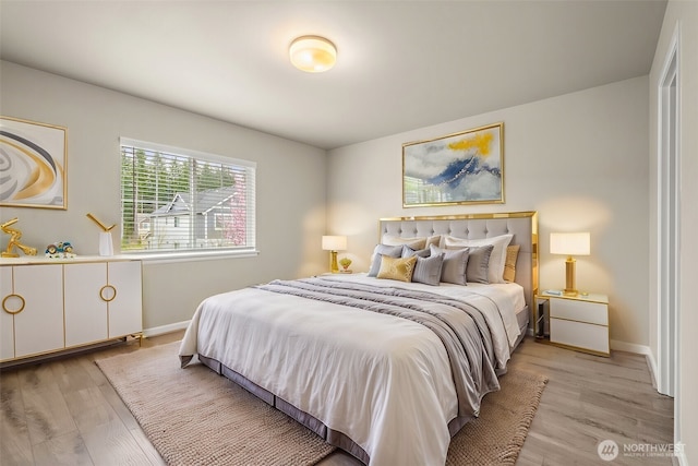 32904 SE Stevens St, Black Diamond, WA 98010 - bedroom featuring baseboards and light wood-style flooring