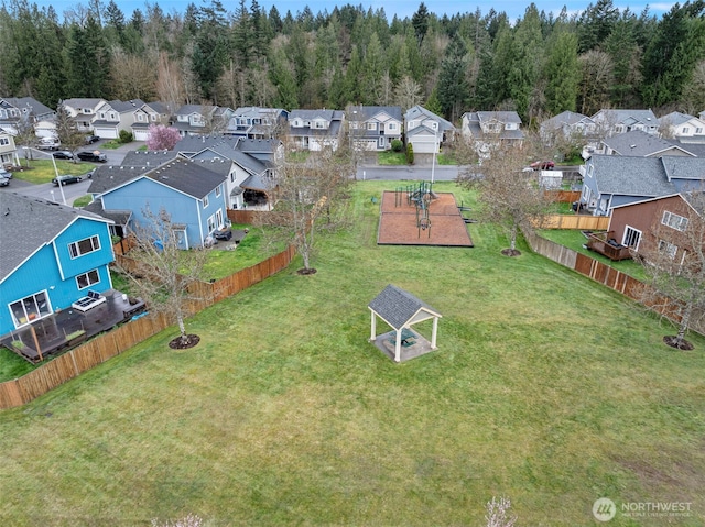 13328 67th Ave E, Puyallup, WA 98373 - birds eye view of property with a residential view