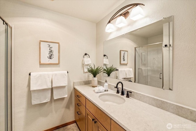 1129 235th Pl SW, Bothell, WA 98021 - bathroom with vanity and a stall shower