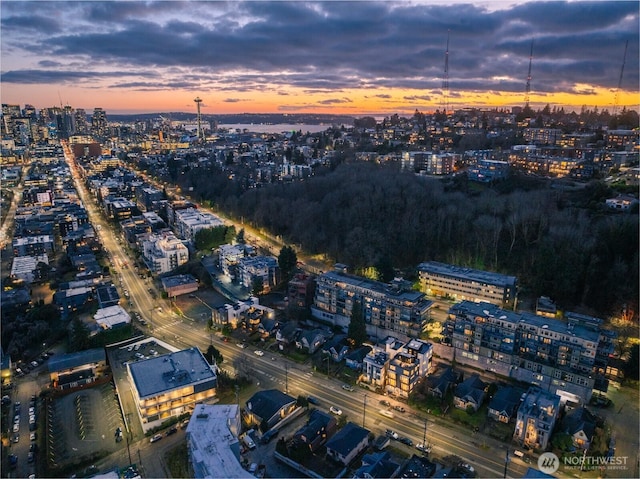 2009A Dexter Ave N, Seattle, WA 98109 - aerial overview of property's location featuring nearby urban area