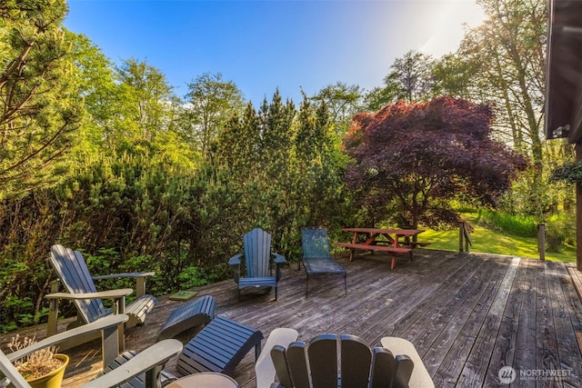 3404 Oysterville Rd, Oysterville, WA 98641 - view of wooden deck