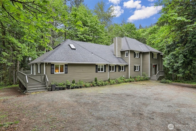 24010 SE 168th St, Issaquah, WA 98027 - view of front of home with a chimney and roof with shingles