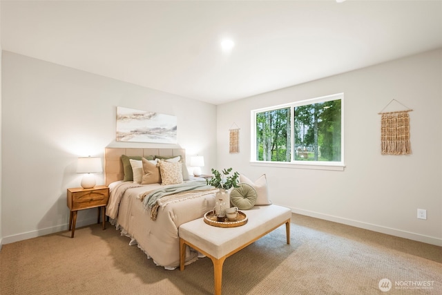 19713 17th St SW, Lakebay, WA 98349 - bedroom with baseboards and light colored carpet