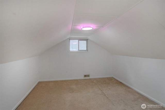 9807 S Lake Stevens Rd, Lake Stevens, WA 98258 - bonus room featuring lofted ceiling, light carpet, and baseboards