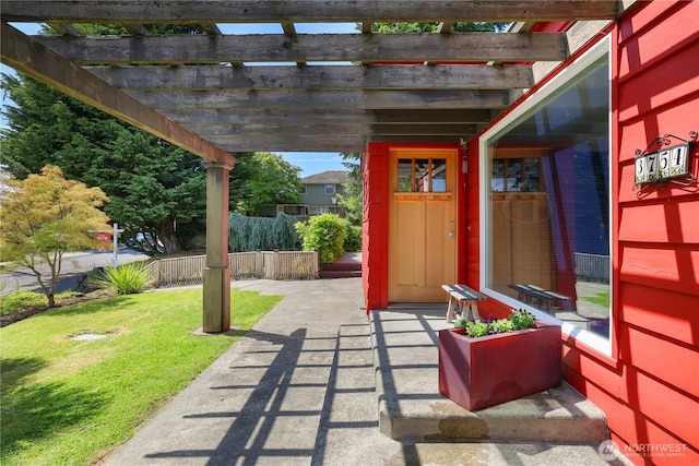 3754 SW 107th St, Seattle, WA 98146 - view of patio with a pergola