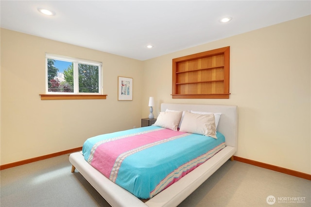 3754 SW 107th St, Seattle, WA 98146 - carpeted bedroom with baseboards and recessed lighting