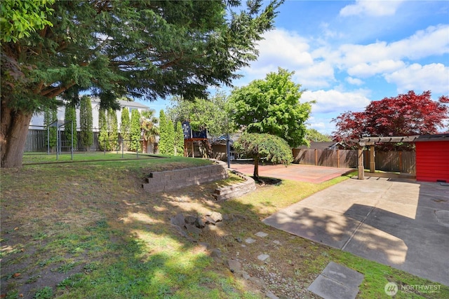 3754 SW 107th St, Seattle, WA 98146 - view of yard featuring a patio area and a deck