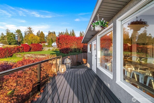 4425 Paradise Ave W, University Place, WA 98466 - view of wooden terrace