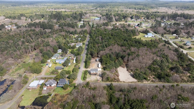 33 4th Ave, Ocean Shores, WA 98569 - birds eye view of property featuring a view of trees