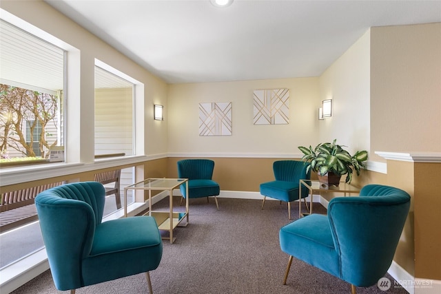 130 NE 95th St Unit A203, Seattle, WA 98115 - sitting room featuring carpet floors and baseboards