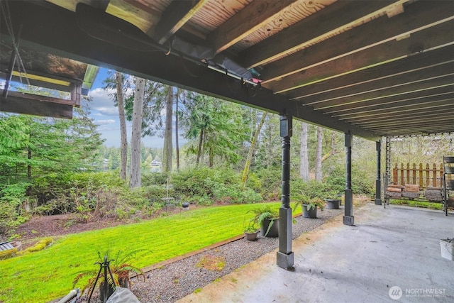 view of patio