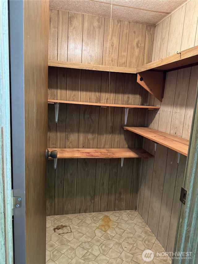 view of storage area