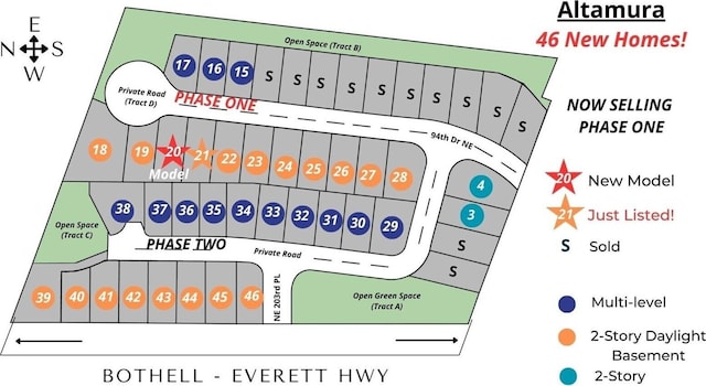 20317 94th Dr NE, Bothell, WA 98011 - map showing property parcels