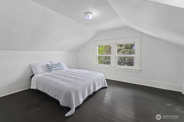 902 Wood Ave, Sumner, WA 98390 - bedroom featuring baseboards and lofted ceiling