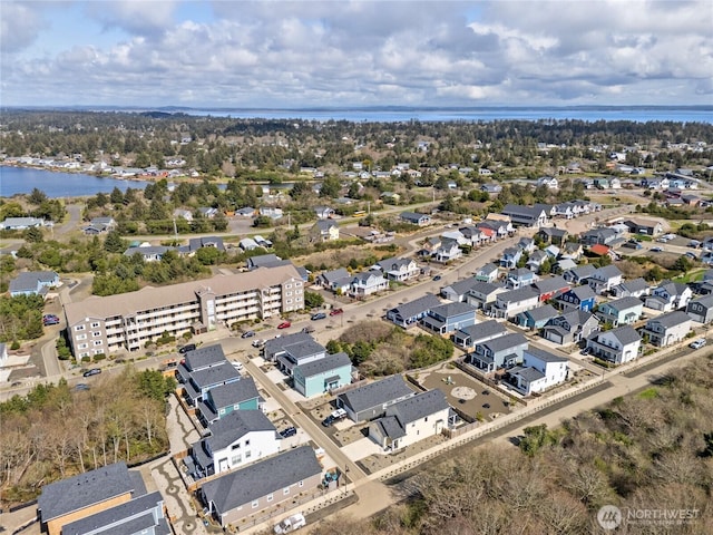 441 Lupine Ln SW, Ocean Shores, WA 98569 - bird's eye view featuring a water view