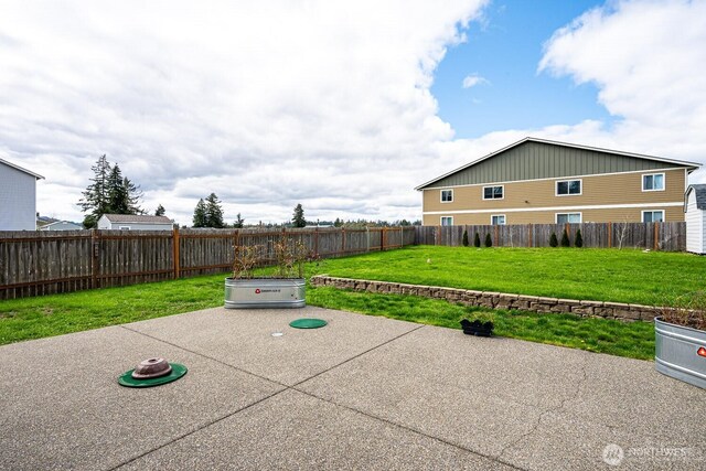 402 Easy St SE, Rainier, WA 98576 - view of patio / terrace featuring a fenced backyard