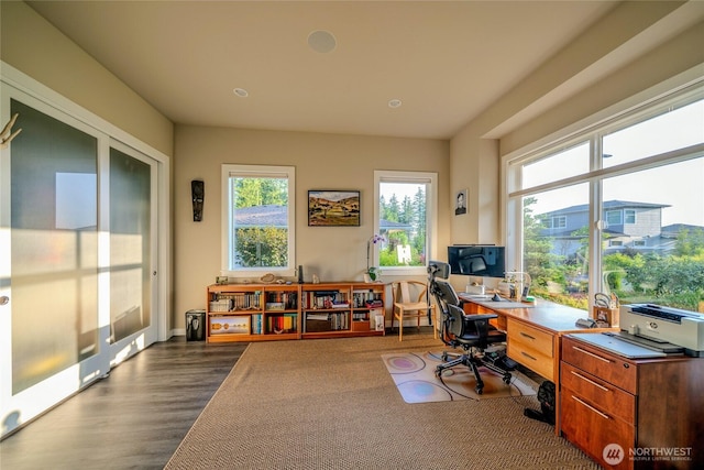 5469 Wood Duck Loop, Blaine, WA 98230 - office featuring dark wood-type flooring