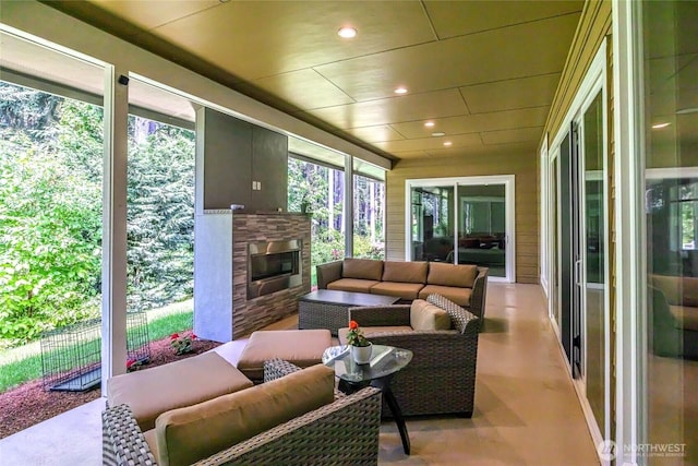 5469 Wood Duck Loop, Blaine, WA 98230 - sunroom / solarium featuring recessed lighting