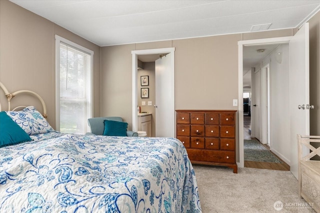 3800 Saratoga Rd, Langley, WA 98260 - carpeted bedroom featuring connected bathroom