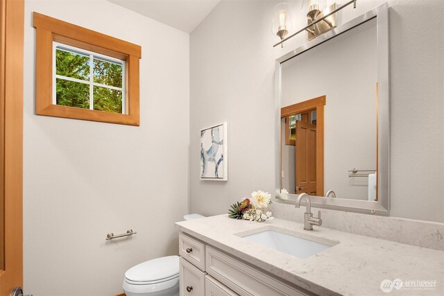 25935 SE 235th Way, Maple Valley, WA 98038 - half bathroom featuring vanity and toilet