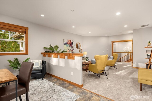 25935 SE 235th Way, Maple Valley, WA 98038 - reception area with an inviting chandelier and visible vents
